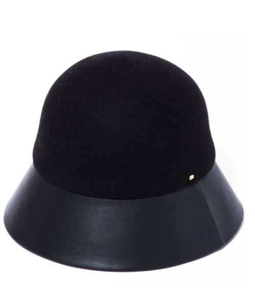 IRIS 47 サンシェードハット 黒 未使用美品 IRIS47（イリスフォーセブン） 帽子 ハット 「IRIS 47」shade hat