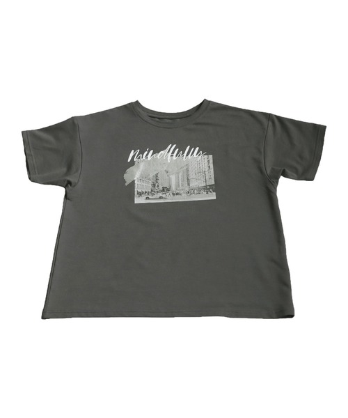 tシャツ 「追加」PARIS NIGHT フォトTEE レディース antiqua tシャツ 風景画プリントTシャツ レディース : ZOZOTOWN