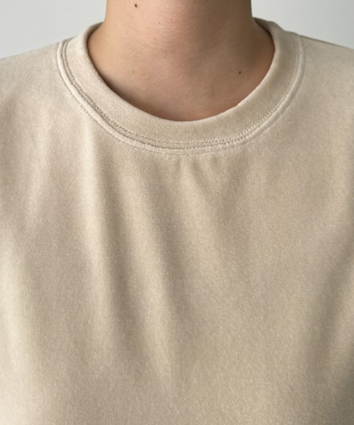 tシャツ El mar　コンパクトベロア半袖Tシャツ レディース CANAL JEAN tシャツ El mar コンパクトベロア半袖Tシャツ