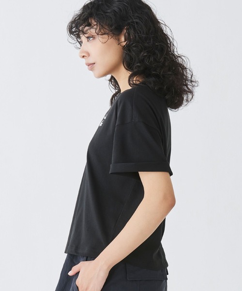 LACOSTE tシャツ ヘビイーオンス コットン ワイド＆クロップドT