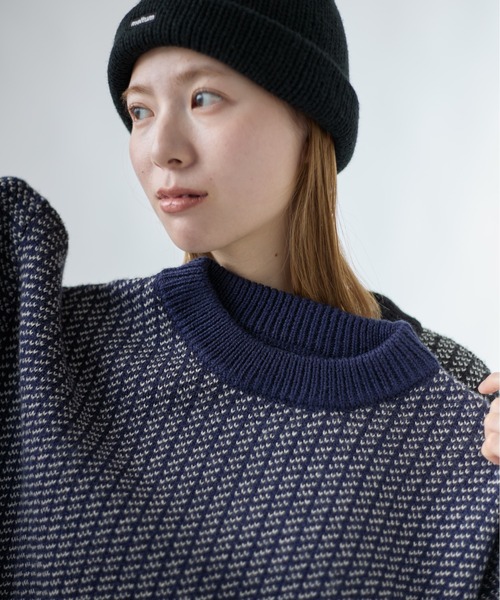 即日発送　litmus Perlニット帽 meltum（メルタム） ニット帽 ニットキャップ KNIT WATCH CAP メンズ
