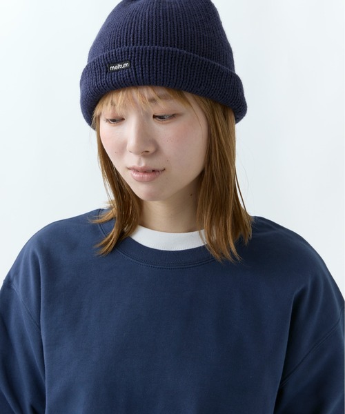 即日発送　litmus Perlニット帽 meltum（メルタム） ニット帽 ニットキャップ KNIT WATCH CAP メンズ