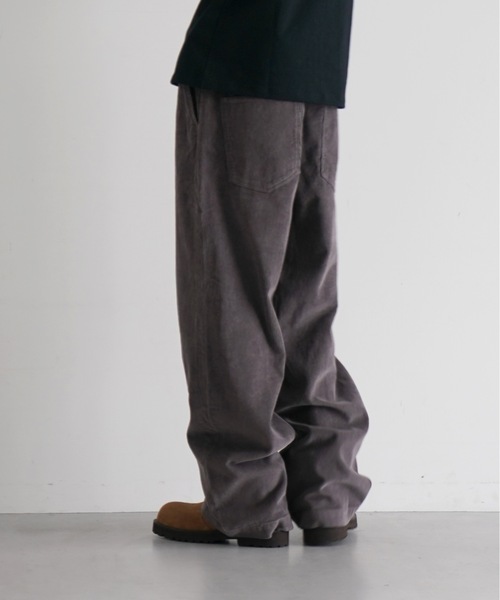 うー　order loose corduroy pants order【オーダー】loose corduroy pants 