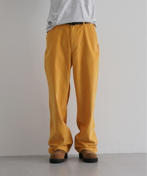 うー　order loose corduroy pants order【オーダー】loose corduroy pants 