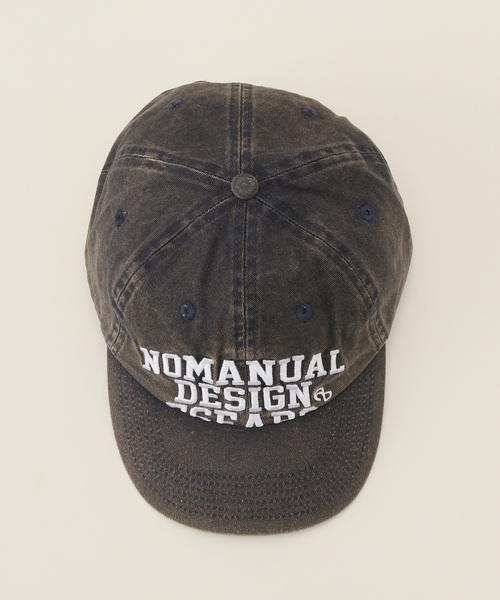 NOMANUAL キャップ 帽子 NOMANUAL/ノーマニュアル BLEACHED ARCH