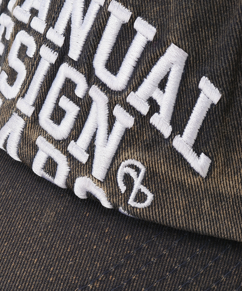 NOMANUAL キャップ 帽子 NOMANUAL/ノーマニュアル BLEACHED ARCH