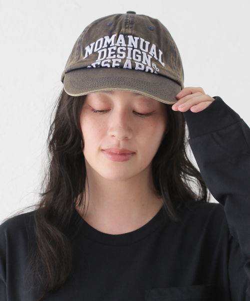NOMANUAL キャップ 帽子 NOMANUAL/ノーマニュアル BLEACHED ARCH