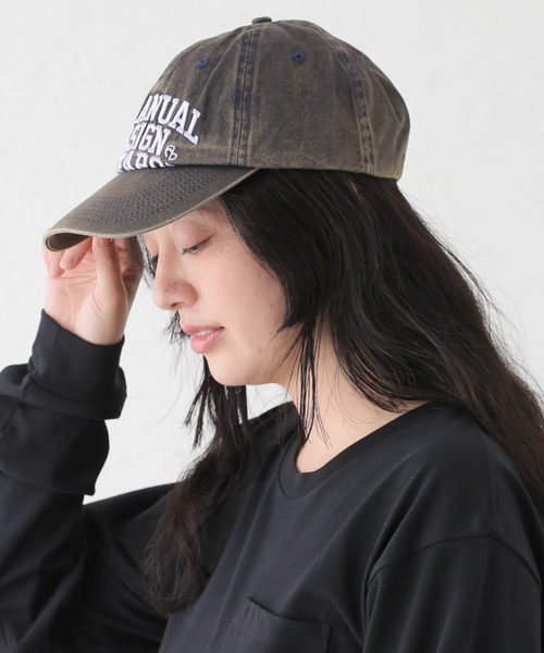NOMANUAL キャップ 帽子 NOMANUAL/ノーマニュアル BLEACHED ARCH