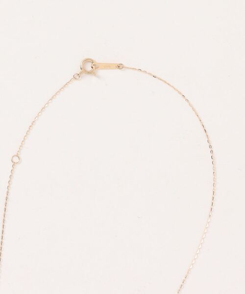 TAKE-UP ネックレス K10ダイヤモンド 5石バーネックレス( YG 