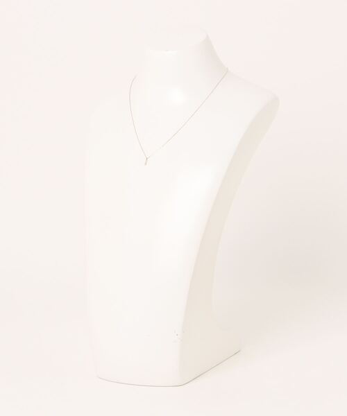 TAKE-UP ネックレス K10ダイヤモンド 5石バーネックレス( YG  