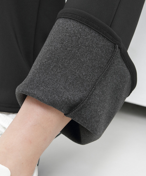 パンツ ー10℃〜10℃まで 美脚見えフレアレギパン 裏起毛 レディース