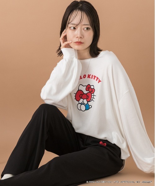 sanrio（サンリオ） パジャマ ルームウェア 「HELLO KITTY」スムース