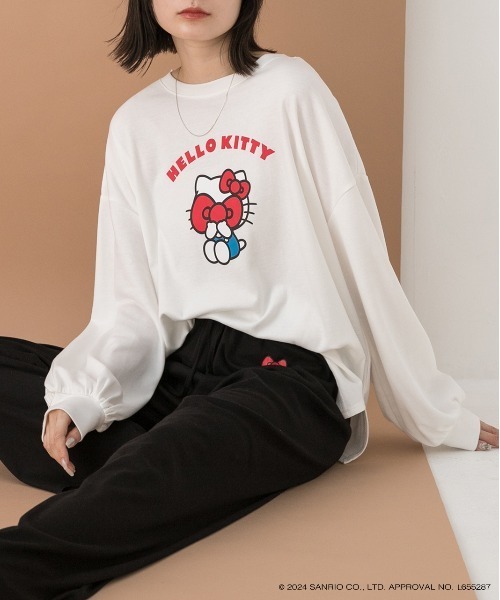 sanrio（サンリオ） パジャマ ルームウェア 「HELLO KITTY」スムース