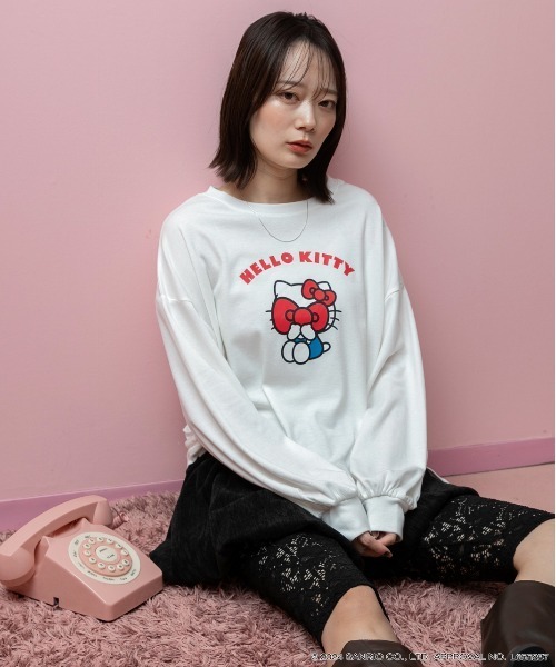 sanrio（サンリオ） パジャマ ルームウェア 「HELLO KITTY」スムース