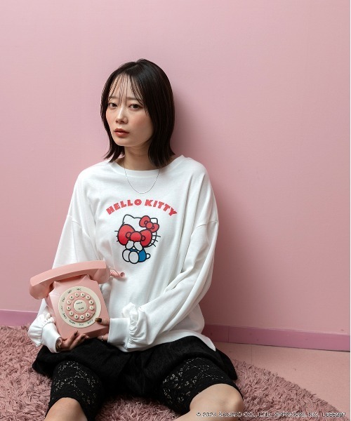 sanrio（サンリオ） パジャマ ルームウェア 「HELLO KITTY」スムース
