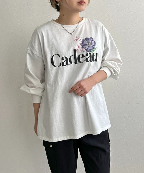 tシャツ パフプリントロンT レディース