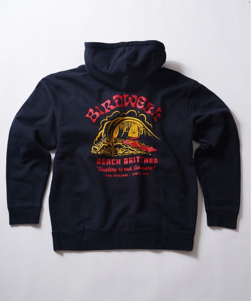 BIRDWELL Surfin' Birdie Hoodie 新品 BIRDWELL（バードウェル） パーカー 「BIRD WELL/バードウェル」Surfin