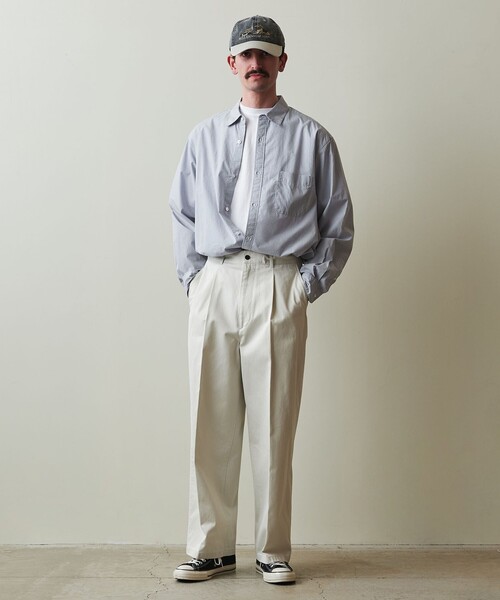定価1.7万 シルク混 steven alan レギュラーカラーシャツ M 特価 Steven Alan（スティーブンアラン）の「＜Steven Alan＞ シルク