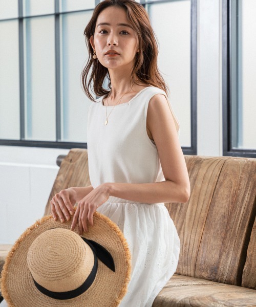 「Andemiu」 ドッキングワンピース FREE ブラック レディース_画像3