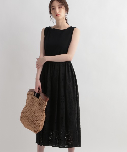 「Andemiu」 ドッキングワンピース FREE ブラック レディース_画像5