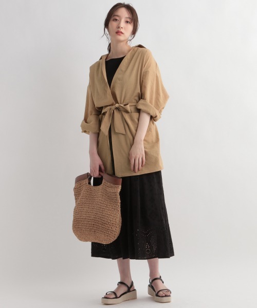 「Andemiu」 ドッキングワンピース FREE ブラック レディース_画像8