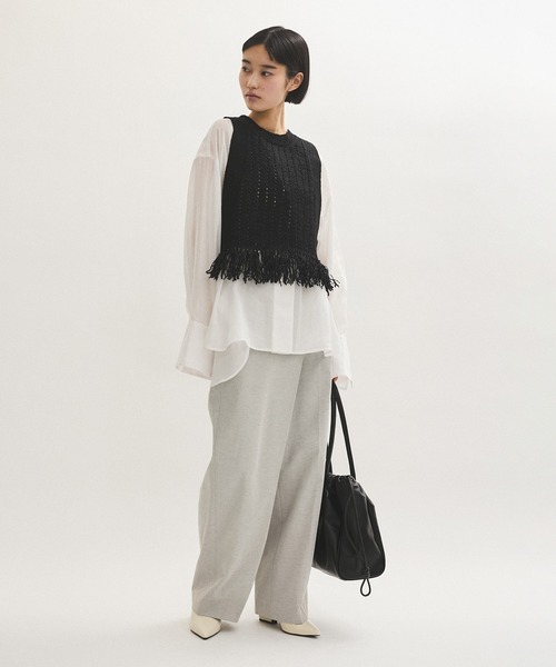 ✩.*˚専用ページ❤ ADAM ET ROPE' ベスト ジレ 「WEB限定」フリンジニットジレ