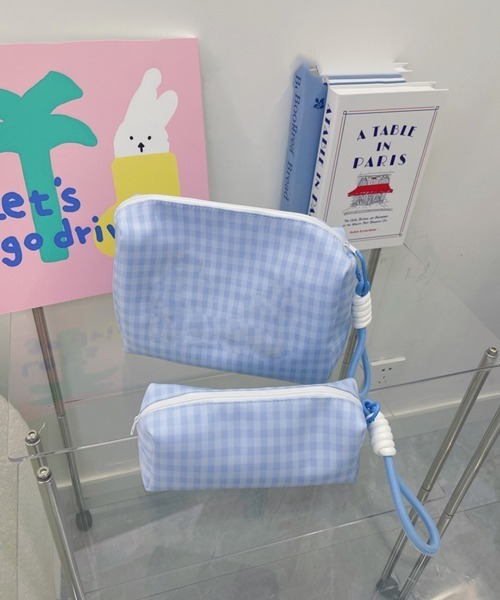 Pochi Pouch（ポチポーチ） ポーチ Pochi Pouch/ストラップ付き ブルー