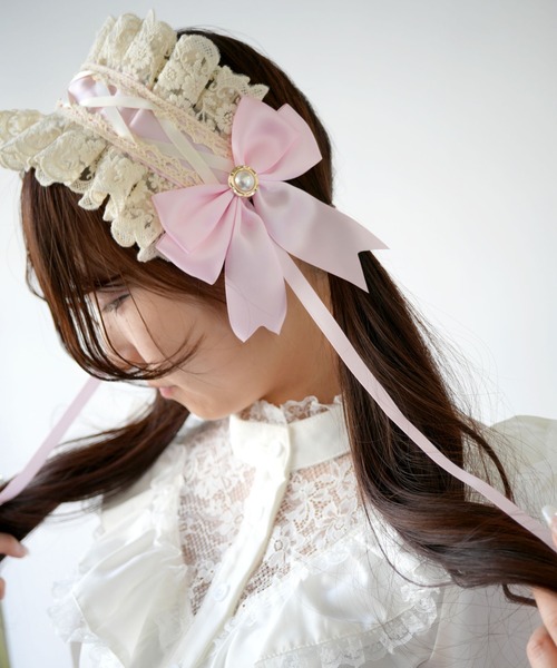 Port 「 / ポート 」 ロリータ フリル ヘッドドレス