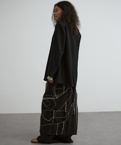 CREDONA（クレドナ） スカート ART EMBROIDERY WRAP SKIRT/アートエン