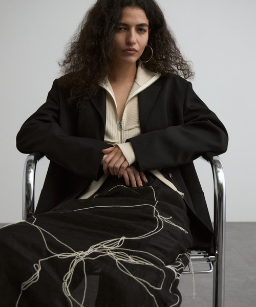 CREDONA（クレドナ） スカート ART EMBROIDERY WRAP SKIRT/アートエン