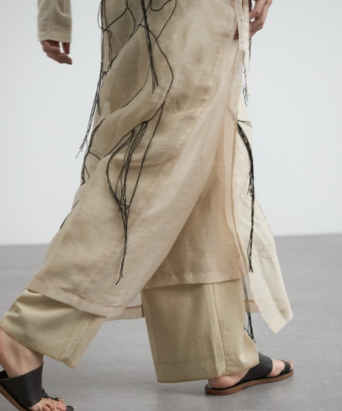 CREDONA（クレドナ） スカート ART EMBROIDERY WRAP SKIRT/アートエン