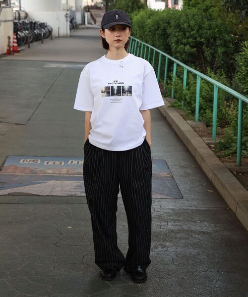 ffein tシャツ 「FFEIN（フェイン）」フォトプリントショート丈Tシャツ