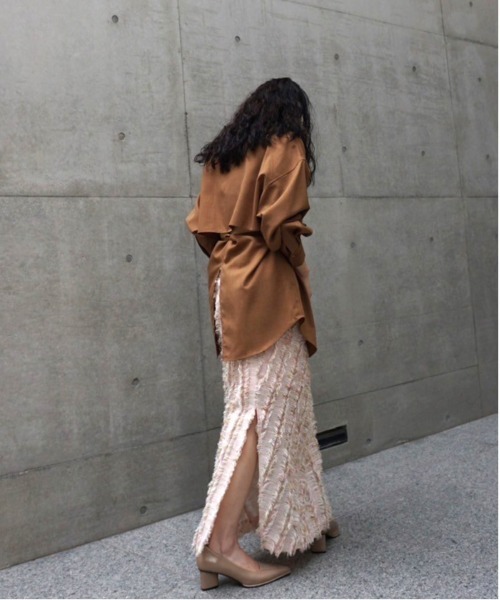 Ameri（アメリ） スカート MIX PINK SHAGGY SKIRT : ZOZOTOWN Yahoo!店