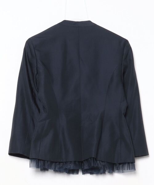 CELFORD ノーカラージャケット ネイビー CELFORD（セルフォード） ノーカラージャケット 36 ネイビー