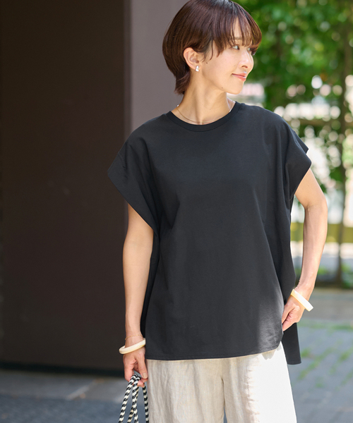 tシャツ オーガニックコットン汗ジミタックプルオーバー レディース JOURNAL STANDARD relume tシャツ オーガニックコットン汗ジミ