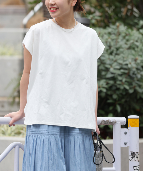 新品タグ付♪ジャーナルスタンダード　オーガニックコットン汗ジミタックプルオーバー JOURNAL STANDARD relume tシャツ オーガニックコットン汗ジミ