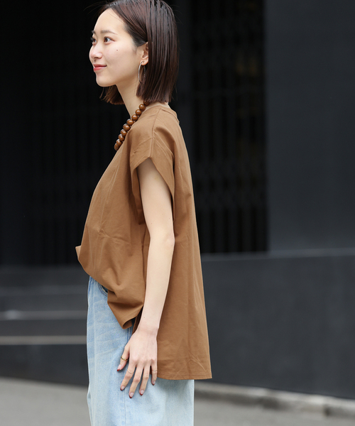新品タグ付♪ジャーナルスタンダード　オーガニックコットン汗ジミタックプルオーバー JOURNAL STANDARD relume tシャツ オーガニックコットン汗ジミ