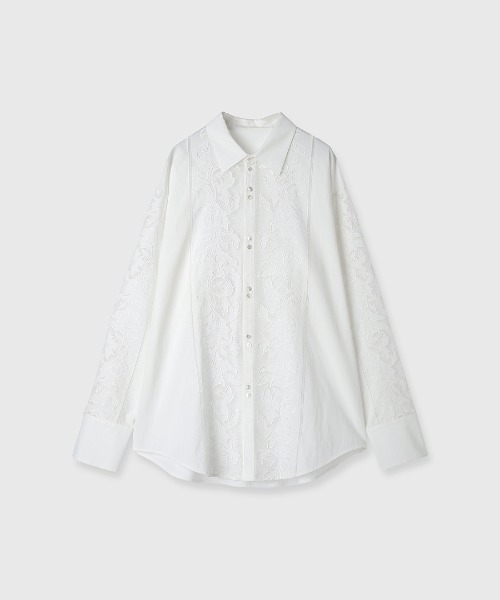 ブラウス シャツ EMBROIDERY SHIRTS/エンブロイダリーシャツ レディース
