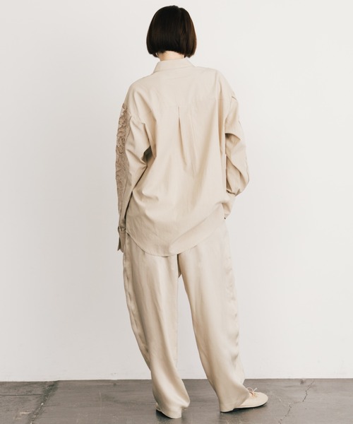 CREDONA（クレドナ） ブラウス シャツ EMBROIDERY SHIRTS/エンブロイ