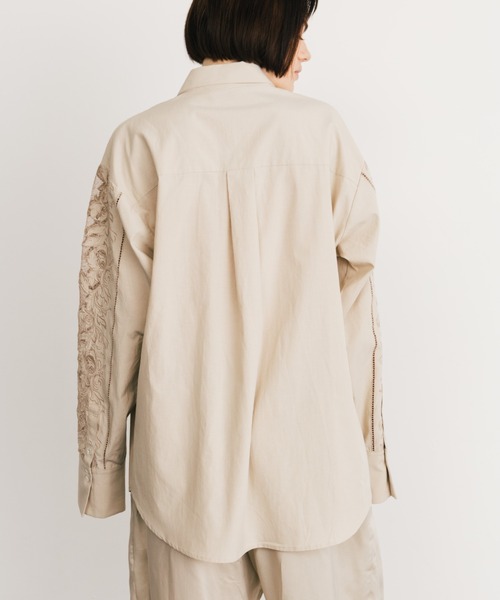 CREDONA（クレドナ） ブラウス シャツ EMBROIDERY SHIRTS/エンブロイ