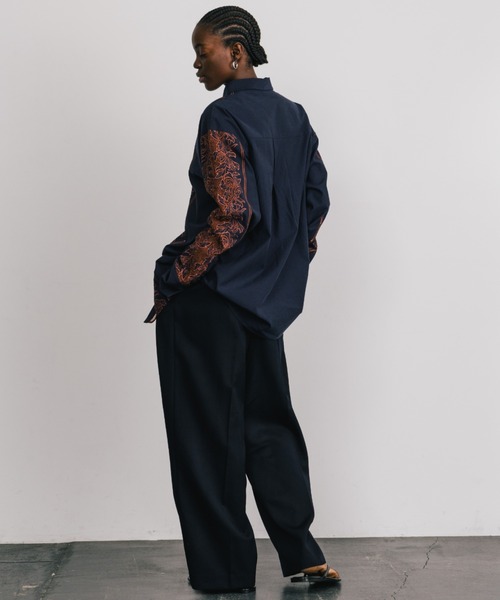 CREDONA（クレドナ） ブラウス シャツ EMBROIDERY SHIRTS/エンブロイ
