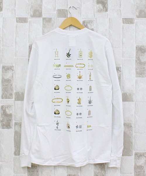 HUF（ハフ） tシャツ ジュエリーロングスリーブバックプリントTシャツ 