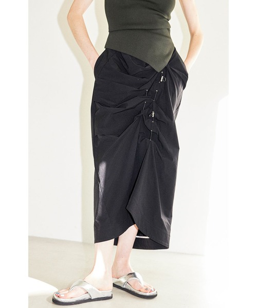 オーエムエムオー OMMO IRREGULAR スカート 38 OMMO スカート IRREGULAR TUCK COCOON SK : ZOZOTOWN Yahoo!店