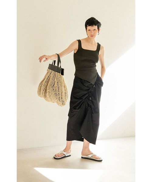 スカート OMMO COCOON skirt OMMO スカート IRREGULAR TUCK COCOON SK : ZOZOTOWN Yahoo!店