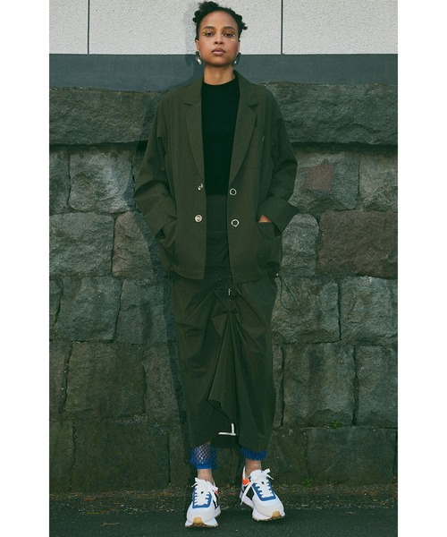 OMMO スカート IRREGULAR TUCK COCOON SK : ZOZOTOWN Yahoo!店
