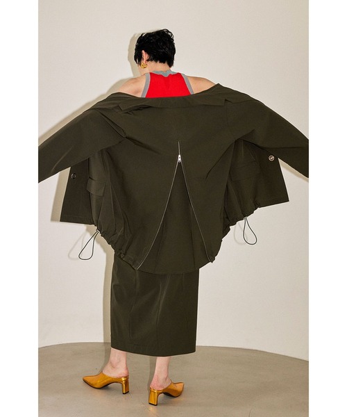 スカート OMMO COCOON skirt OMMO スカート IRREGULAR TUCK COCOON SK : ZOZOTOWN Yahoo!店