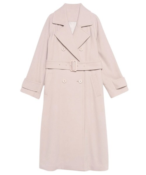 eimy istoire ロングチェスターコート EIMY ISTOIRE（エイミーイストワール） チェスターコート S ラベンダー