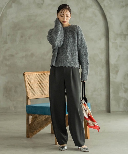 「Droite lautreamont」 長袖ニット M オフホワイト レディース_画像5