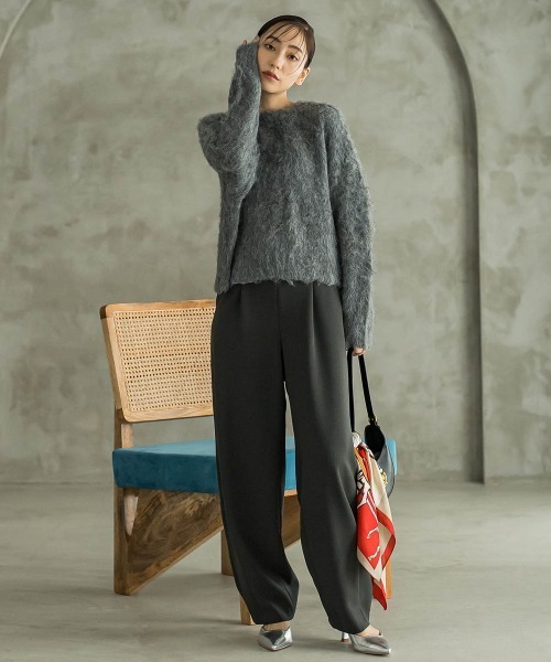 「Droite lautreamont」 長袖ニット M オフホワイト レディース_画像6