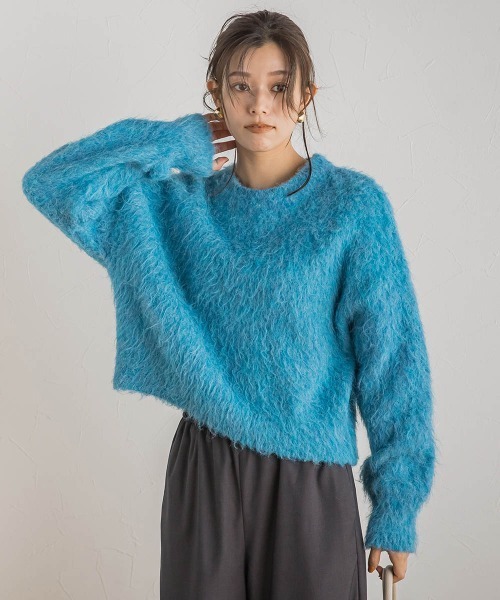 「Droite lautreamont」 長袖ニット M オフホワイト レディース_画像9